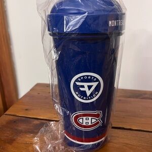 Blue Montreal Canadiens Sports Nutrition Shaker Bottle